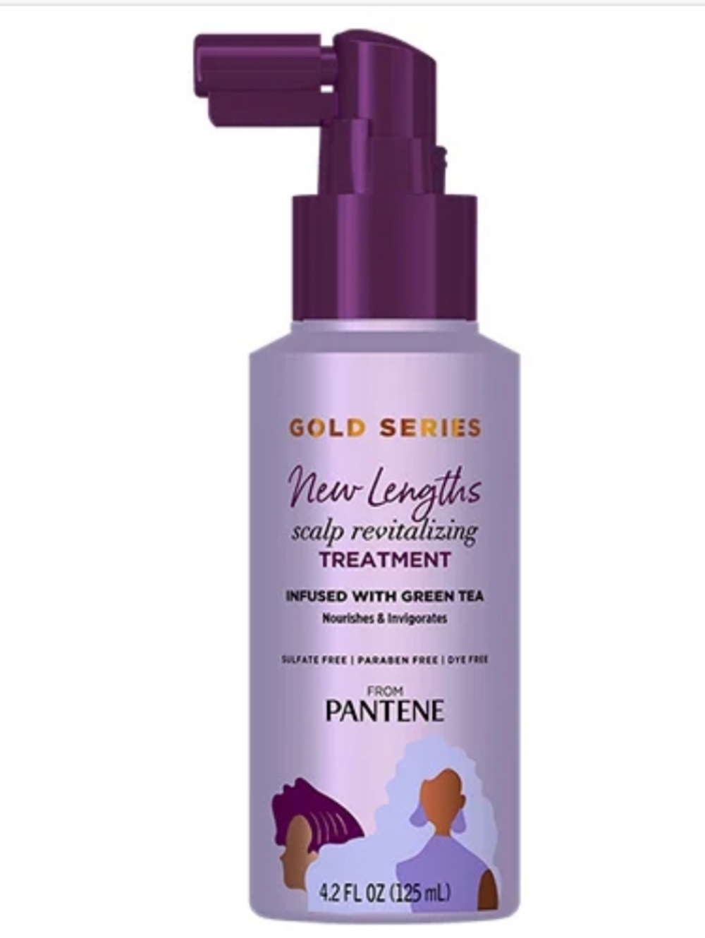 Pantene Gold Series New Lengths Scalp Revitalizing Treatment - Purple